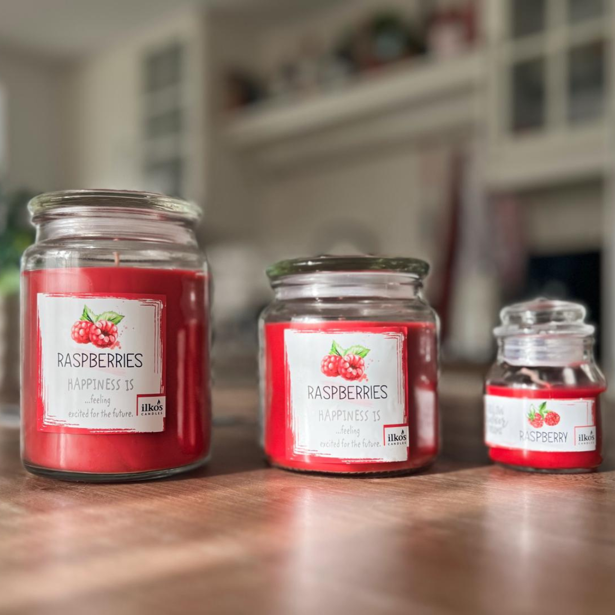 Dišeče sveče big, middle small jar