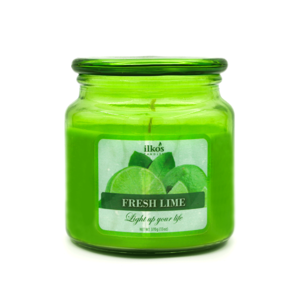 MIDDLE JAR - FRESH LIME - FROSTED GLASS - candela profumata